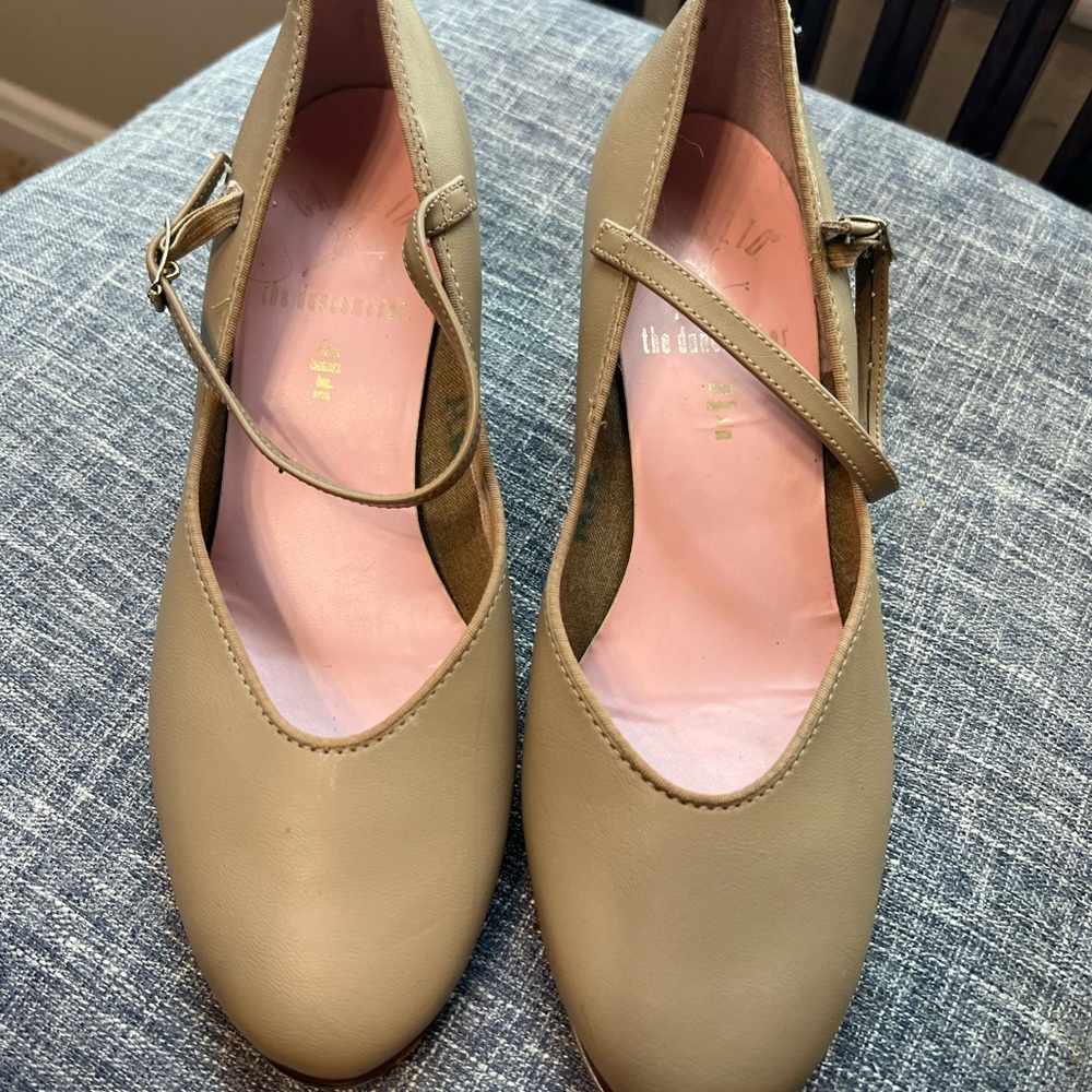 Capezio Tan Mary Jane Tap Heels